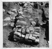 Lödöse. Tegelugn neg A: 181 e
Foto: W. Ängermark, Vänersborgs Museum 1966