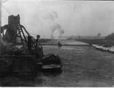 Kanalleden genom Vassbotten, Muddring av 1916 års kanalled  Vänersborg