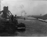 Kanalleden genom Vassbotten, Muddring av 1916 års kanalled  Vänersborg