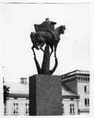 St Martin statyn av Carl Milles   Residensplanen  Vänersborg