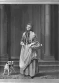 Bakelseförsäljerska. Oljemålning av Pehr Hilleström (1733-1816).