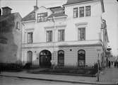Kungsgatan - Vaksalagatan, kvarteret Oden Ygg, Uppsala 1944