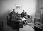 Byggmästaren Anders Diös och annan man, Uppsala 1936