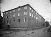 Studentbostadshuset Arkadien, S:t Larsgatan - S:t Johannesgatan, Uppsala december 1944