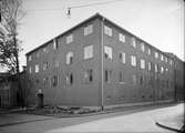 Studentbostadshuset Arkadien, S:t Larsgatan - S:t Johannesgatan, Uppsala december 1944