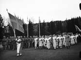 Nationaldagsfirande på Studenternas idrottsplats, Uppsala 1944