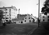 Kvarteret Hörnet, korsningen S:t Johannesgatan - Kyrkogårdsgatan, Uppsala 1937