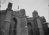 Uppsala domkyrka under restaurering 1939