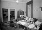 AB S:t Eriks Lervarufabrikers kontor i bostadshus på Geijersgatan, kvarteret Ejvind, Uppsala 1938