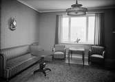 Vardagsrum - hemutställning, kvarteret Aslög, stadsdelen Kvarngärdet, Uppsala 1936