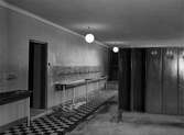 Omklädningsrum och tvättutrymme, sannolikt Uppsala, 1937