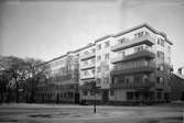 Flerbostadshus, kvarteret Hörnet, Kyrkogårdsgatan, Uppsala december 1939
