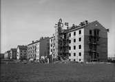Flerbostadshus under under byggnation, Uppsala 1939