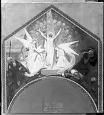 Skiss till Ludvig Frids målning i Vetlanda kyrka.