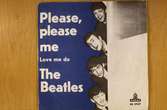 The Beatles - Grammofonskiva i utställningen 