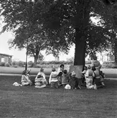 Seglarskola i Djurgårdsbrunnsviken 1984.