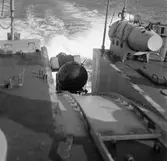 T102 minfällning till sjöss