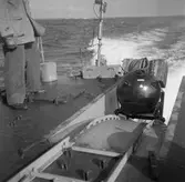 T102 minfällning till sjöss