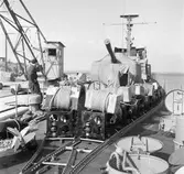 T102 minfällning till sjöss