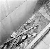 Göta Lejon fotografering av sopor i hytter