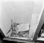 Göta Lejon fotografering av sopor i hytter