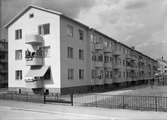 Flerbostadshus i kvarteret Rane, Luthagen, Uppsala 1944