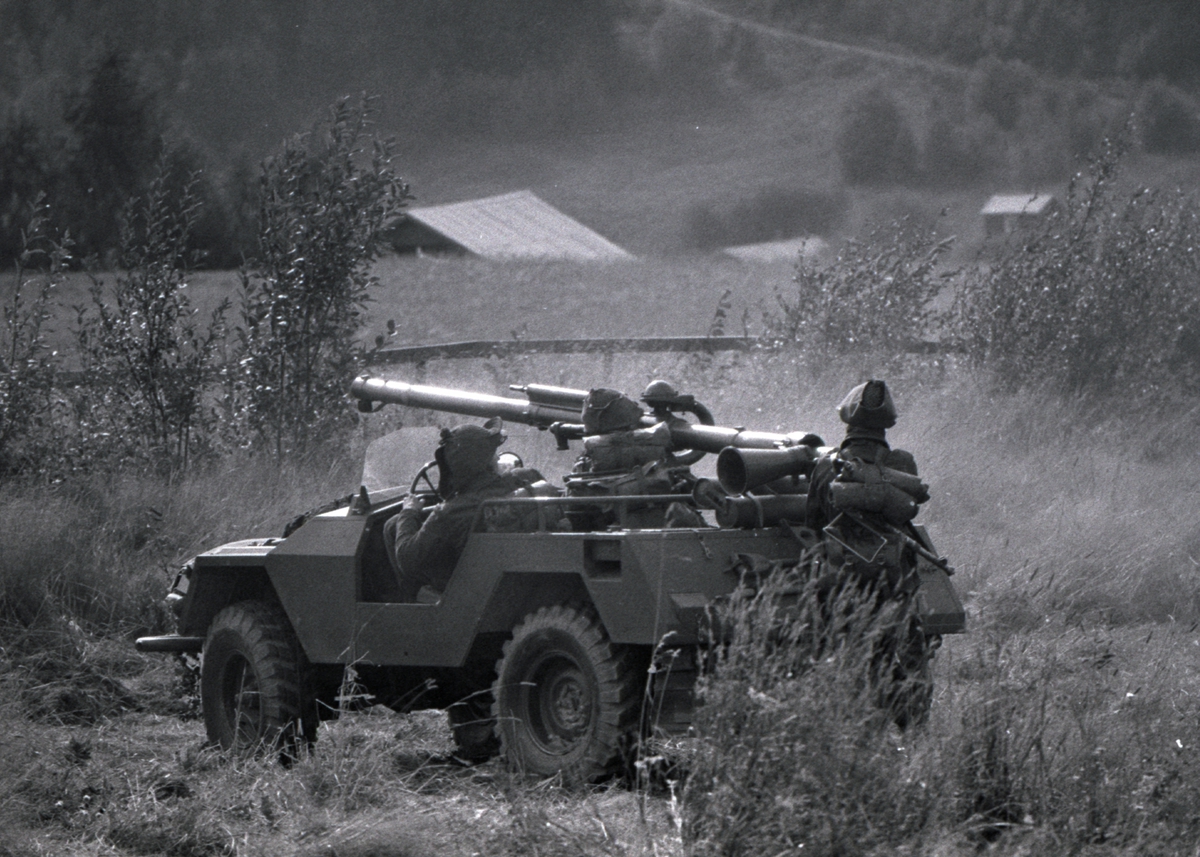 Claes-Göran Hedström, Militärövning med I 21 Västernorrlands Regemente, Sollefteå.