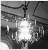 Takkrona i Vänersborgs kyrka, foto 1970.