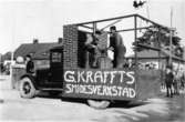 G. Kraffts smidesverkstad. Från fabriks och hantverksföreningens fest på Vassbotten i Vänersborg 30/8 1930.