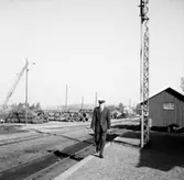 Lelångenbanan. Näst sista resan före nedläggandet, med utgång från Uddevalla. Ödeborg.