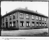 A F Carlsson läderfabrik Sundsgatan x Kyrkogatan .  Vänersborg