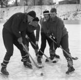 Pojkbandylag på 1960-talet.