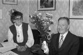 Folke Eliasson i Kållered firar sin 90-årsdag, år 1985.
