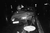 Bilolycka vid Ikeamotet i Kållered, år 1985. 