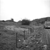 Klövedal socken. Basteröd. Hällristning, från öster.