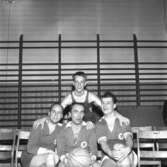 Basket i Idrottshuset i Huskvarna år 1962.