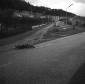 Olycka på Grännavägen i Huskvarna under 1960-talet.