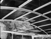 Korrigerat plåttak i värmepanneanläggning i berg