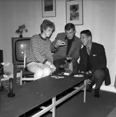 Arkivet för diafilm hos SSU på 1960-talet.