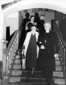 Wargöns AB.

Fru Samuelsson och Biskop Ljunggren.
Fru Ingrid de Verdier och Landshövding Lundvik, Önafors.