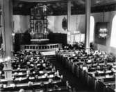 Wargöns AB.

Från jubileumsdagen, (75 år) söndagen den 19 juni 1949.
Medaljutdelningen i Västra Tunhems kyrka.