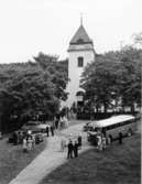 Wargöns AB.

Från jubileumsdagen, (75 år) söndagen den 19 juni 1949.
Medaljutdelningen i Västra Tunhems kyrka.