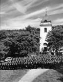 Wargöns AB.

Från jubileumsdagen, (75 år) söndagen den 19 juni 1949.
Medaljutdelningen i Västra Tunhems kyrka.