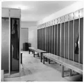 Wargöns AB, Trollhätteverken.
Omklädningsrum, 1942.