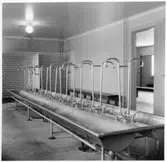 Wargöns AB, Trollhätteverken.
Omklädningsrum, 1942.