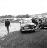 Bilrally i Lekeryd på 1960-talet.