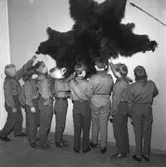 Scouter i Missionskyrkan i Huskvarna på 1960-talet.