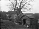 Gammal byggnad. Krokvattnet  Dals-Ed
