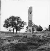 Minnessten av freden i Kolsäter. Stenen restes 1958 av föreningen Norden.  Gesäter