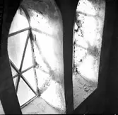 Skador i nya kyrkan    Högsäters kyrka